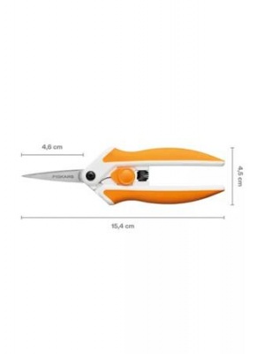 Varróolló, 15 cm, FISKARS "EasyAction™", narancssárga