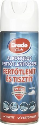 Fertőtlenítő spray, 400 ml, BRADOCLUB, neutral