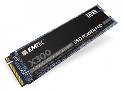 SSD (belső memória), 128GB, M2 NVMe, 1500/500 MB/s, EMTEC "X300"